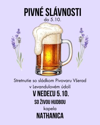 🍺🎉 Pivné slávnosti sú tu! Príďte ochutnať jeseň plnú chutí a zábavy! Pozývame vás na Pivné slávnosti, kde na vás čaká: 🍻...